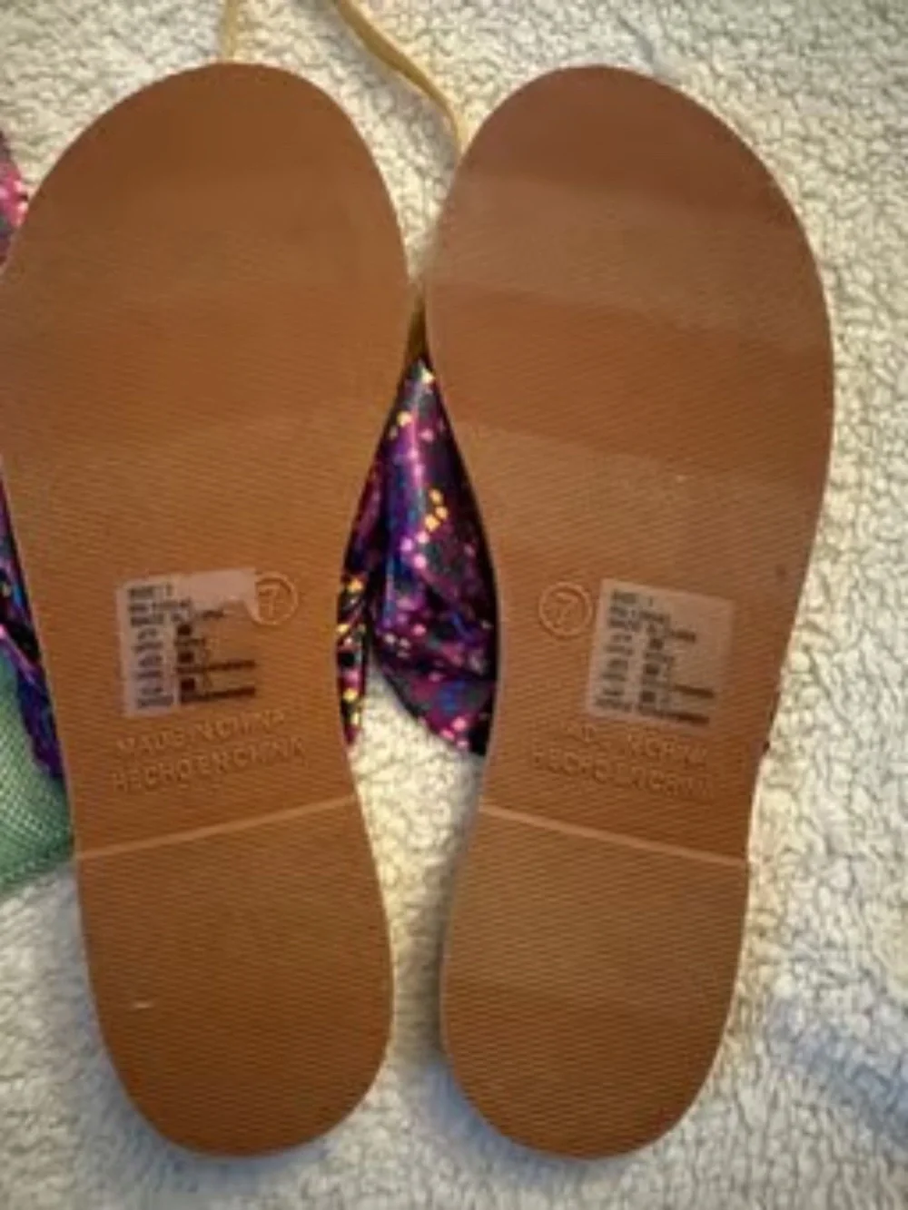 Matilda Jane Size 7 Toes In the Sand Sandals Shoes lot6531